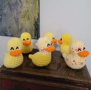 Jeep ducks - hand crocheted